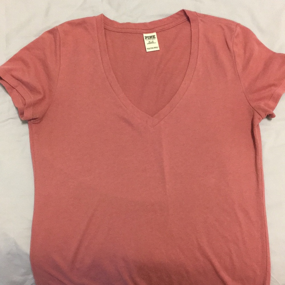 Pink Victoria Secret V-neck shirt